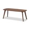 Baxton Studio Dahlia Mid-Century Walnut Finished Coffee Table 159-9735 - alternate 1